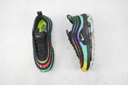 NK Air Max 97 Golf Tie Dye Black tongue