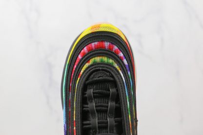 NK Air Max 97 Golf Tie Dye Black vamp