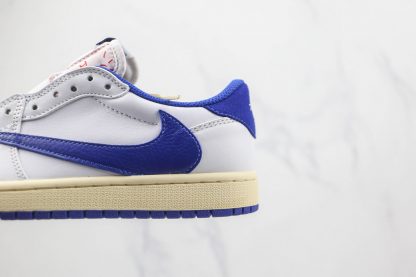 Air Jordan 1 Low x Travis Scott OG SP White Blue lateral side