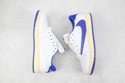 Air Jordan 1 Low x Travis Scott OG SP White Blue swoosh