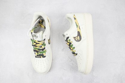 Bape x Air Force 1 07 Low Camouflage tongue