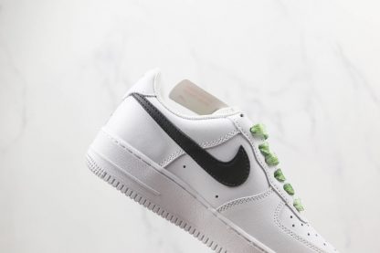 NK Air Force One White Green Camo medial side