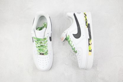 NK Air Force One White Green Camo tongue