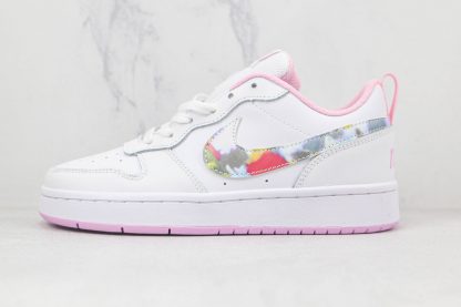 NK Court Borough Low SE Floral Swoosh White Pink