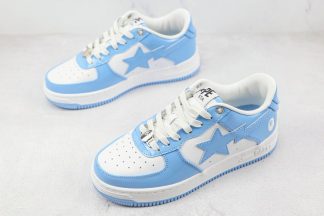 A Bathing Ape Bape Sta Low White Light Blue