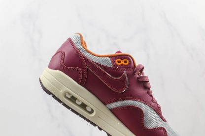 Nike Patta x Air Max 1 Rush Maroon lateral side