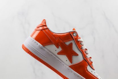 NK air Bathing Ape Bape Sta Low Orange lateral side