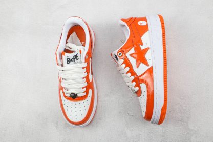 NK air Bathing Ape Bape Sta Low Orange tongue