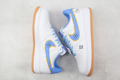 NK Air Force 1 Memphis Grizzlies Ja Morant 12 White Blue panling