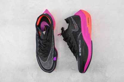 Nike ZoomX VaporFly NEXT% 2 Black Purple Crimson front