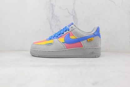 shop Union x Air Force 1 Suede Grey Fog Royal Blue