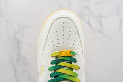 Nike Air Force 1 Low Utah Jazz Cream White Green vamp