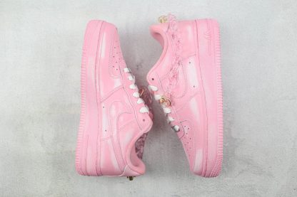 NK Air Force 1 Low Pink Tie Dye swoosh