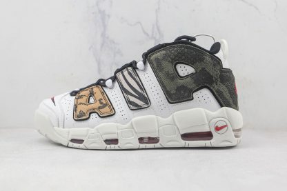 new Nike Air More Uptempo Animal Leopard White Black