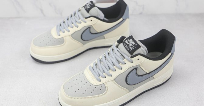 NK Air Force 1 Sail Light Gray Black