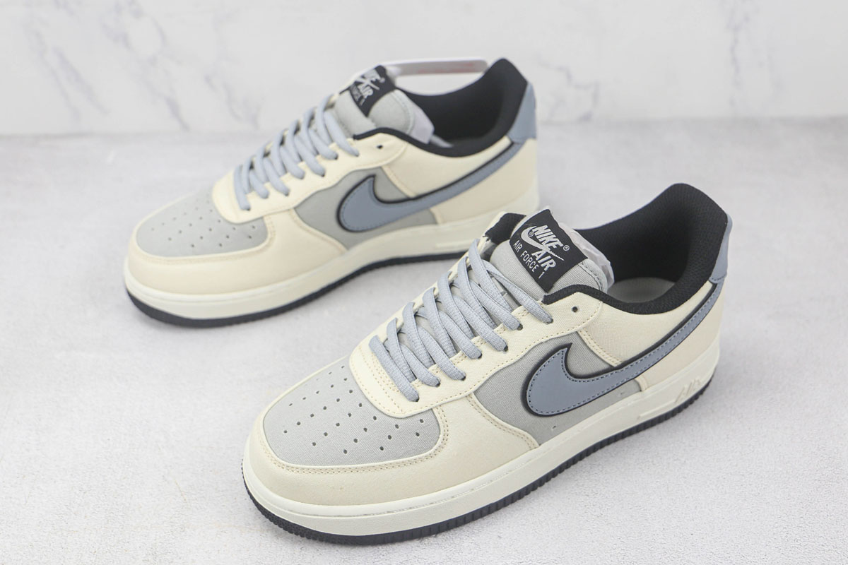 NK Air Force 1 Sail Light Gray Black