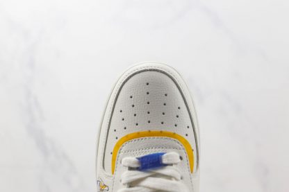 Nike Air Force 1 Low 07 Corona White Yellow tongue