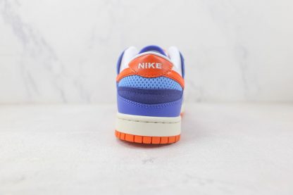 NIKE Dunk Low Scrap Knicks White Blue-Orang HEEL