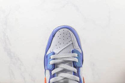 NIKE Dunk Low Scrap Knicks White Blue-upper