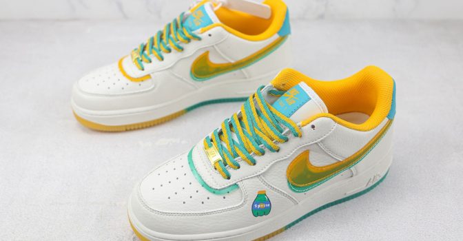 NK Air Force 1 Sprite White Yellow Green