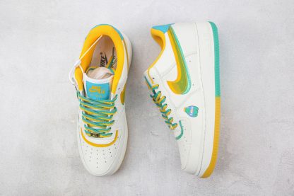 NK Air Force 1 Sprite White Yellow Green SHOES