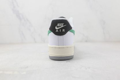 Nike Air Force 1 “Malachite” Suede Shaggy Green Swooshes heel