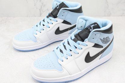 Air Jordan 1 Mid White Black Blue DV1308-104 (1)